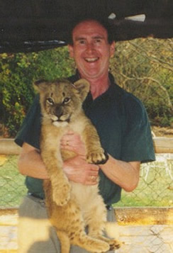 Henry + lion cub
